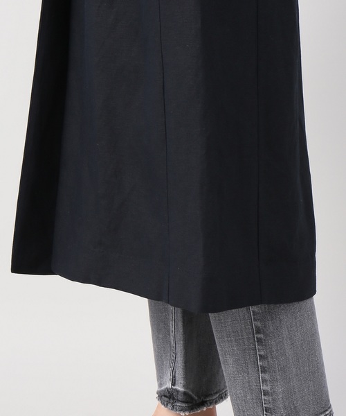 JOINT WORKS(ジョイントワークス)の「リネンレーヨンVネックチェスターコート(チェスターコート・レディース・カーキ/ネイビー・FREE)」の17枚目の写真