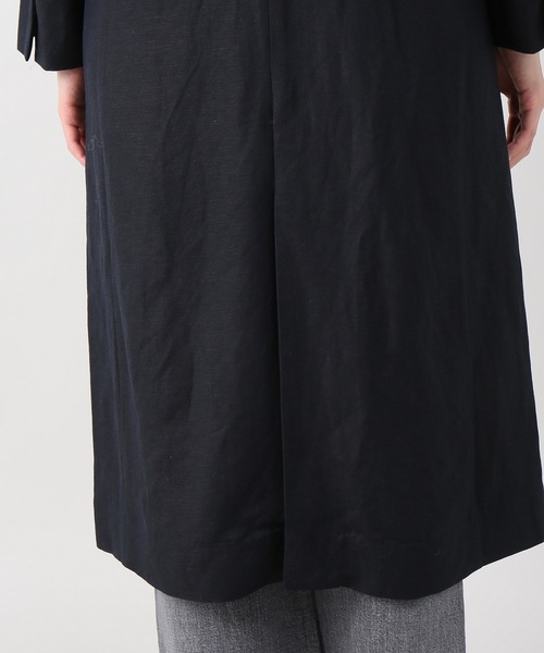 JOINT WORKS(ジョイントワークス)の「リネンレーヨンVネックチェスターコート(チェスターコート・レディース・カーキ/ネイビー・FREE)」の18枚目の写真