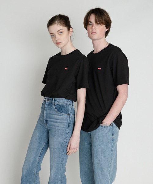 Levi's（リーバイス）の「Levi's/リーバイス リーバイスロゴTシャツ COTTON + PATCH BLACK（Tシャツ/カットソー・メンズ・ブラック・M/S/L/XL）」の9枚目の写真