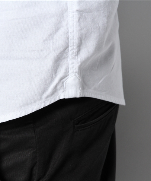 WEGO（ウィゴー）の「WEGO/ガーメントダイオックス半袖シャツ（シャツ/ブラウス・メンズ・ホワイト/ネイビー/イエロー/ピンク・MEDIUM/LARGE）」の8枚目の写真