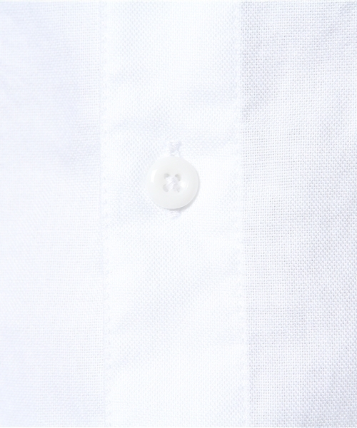 WEGO（ウィゴー）の「WEGO/ガーメントダイオックス半袖シャツ（シャツ/ブラウス・メンズ・ホワイト/ネイビー/イエロー/ピンク・MEDIUM/LARGE）」の10枚目の写真