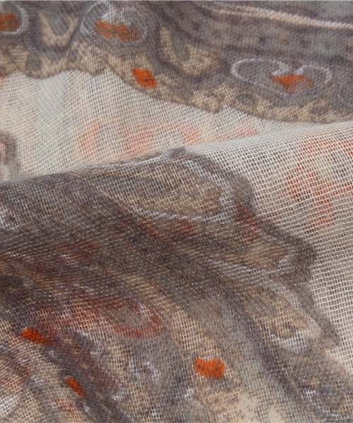 goa（ゴア）の「麻レーヨン2wayカシュクールシャツ×ペイズリーストールSET（シャツ/ブラウス・レディース・キナリ/オフホワイト・FREE）」の8枚目の写真