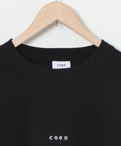 coen(コーエン)の「コーエンロゴ刺繍ロングスリーブTシャツ(Tシャツ/カットソー・メンズ・ホワイト/ブラック・LARGE/X-LARGE/SMALL/MEDIUM)」の11枚目の写真