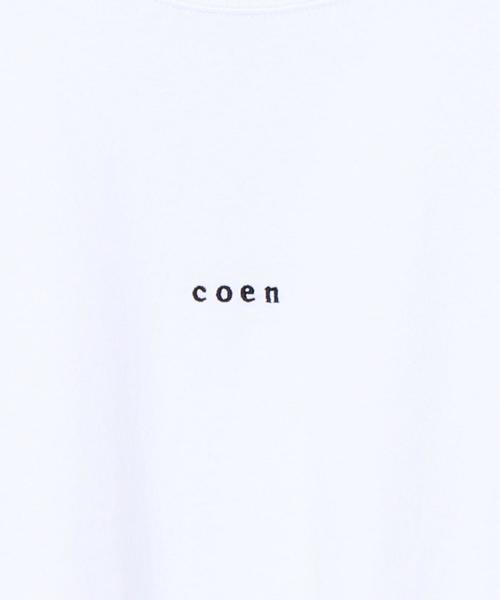 coen(コーエン)の「コーエンロゴ刺繍ロングスリーブTシャツ(Tシャツ/カットソー・メンズ・ホワイト/ブラック・LARGE/X-LARGE/SMALL/MEDIUM)」の13枚目の写真