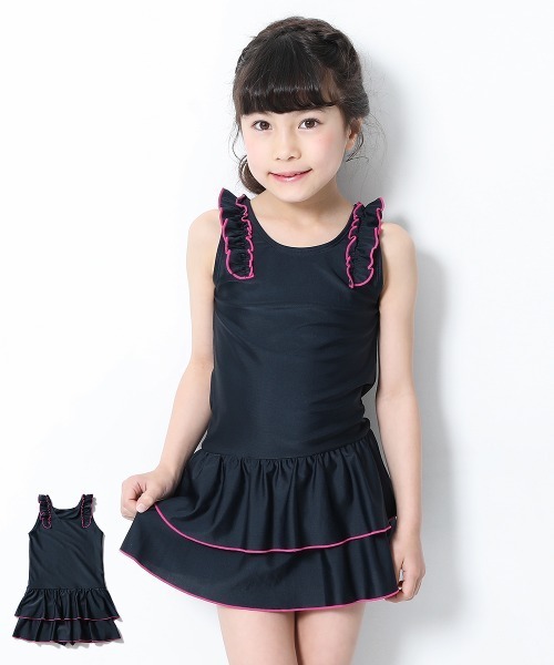 女児フリルワンピーススクール水着 水着 Devirock デビロック のファッション通販 Zozotown