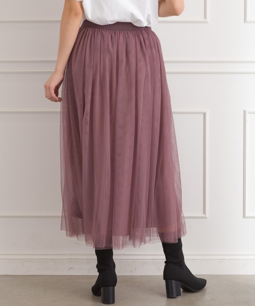 SpRay（スプレイ）の「【WEB限定】チュールスカート（スカート・レディース・ブラック/グレー/ピンク/アイボリー・FREE）」の20枚目の写真