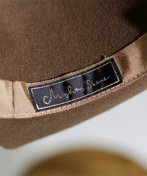 NANO universe（ナノユニバース）の「Mighty Shine(マイティシャイン)/ 別注japan madeロングハット（ハット・メンズ・ネイビー/ブラック/ブラウン・58）」の8枚目の写真