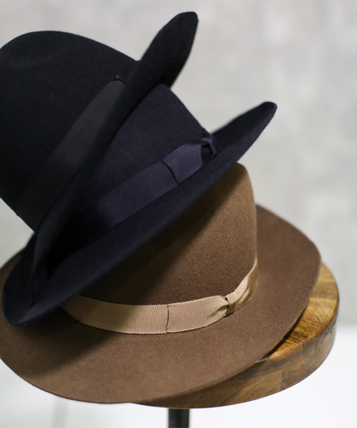 NANO universe（ナノユニバース）の「Mighty Shine(マイティシャイン)/ 別注japan madeロングハット（ハット・メンズ・ネイビー/ブラック/ブラウン・58）」の9枚目の写真