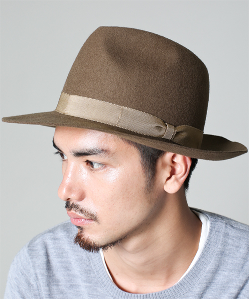 NANO universe（ナノユニバース）の「Mighty Shine(マイティシャイン)/ 別注japan madeロングハット（ハット・メンズ・ネイビー/ブラック/ブラウン・58）」の14枚目の写真