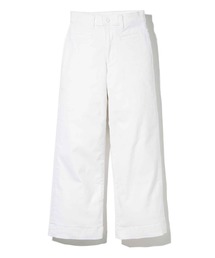 RIBCAGE ワイドレッグ CROP SIMPLY WHITE