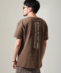 【ZIP FIVE】半袖バックプリントイラストTシャツ