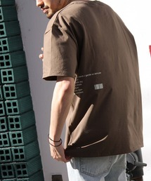 【ZIP FIVE】半袖バックプリントイラストTシャツ