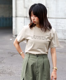 【ZIP FIVE】半袖バックプリントイラストTシャツ
