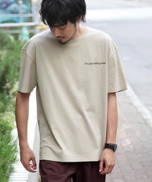 【ZIP FIVE】半袖バックプリントイラストTシャツ