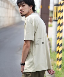 【ZIP FIVE】半袖バックプリントイラストTシャツ