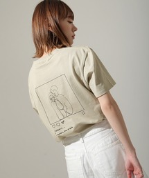 【ZIP FIVE】半袖バックプリントイラストTシャツ