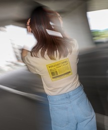 【ZIP FIVE】半袖バックプリントイラストTシャツ