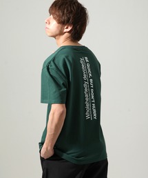 【ZIP FIVE】半袖バックプリントイラストTシャツ