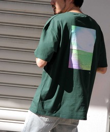 【ZIP FIVE】半袖バックプリントイラストTシャツ