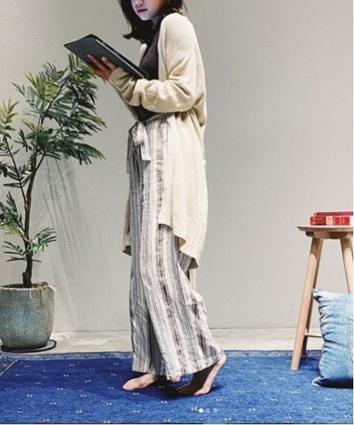 BACK NUMBER（バックナンバー）の「【BACK NUMBER】スリーピングパンツ（その他パンツ・レディース・ベージュ/ブラウン/オフホワイト/オリーブ/ワイン/ライトベージュ・S/M/L）」の5枚目の写真