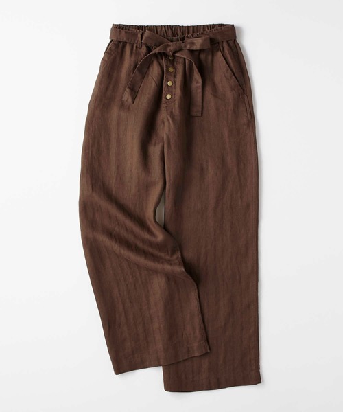 BACK NUMBER（バックナンバー）の「【BACK NUMBER】スリーピングパンツ（その他パンツ・レディース・ベージュ/ブラウン/オフホワイト/オリーブ/ワイン/ライトベージュ・S/M/L）」の17枚目の写真