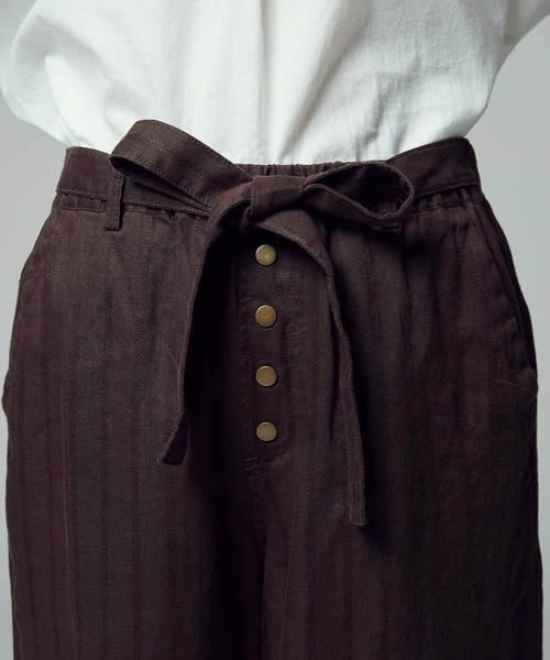 BACK NUMBER（バックナンバー）の「【BACK NUMBER】スリーピングパンツ（その他パンツ・レディース・ベージュ/ブラウン/オフホワイト/オリーブ/ワイン/ライトベージュ・S/M/L）」の10枚目の写真