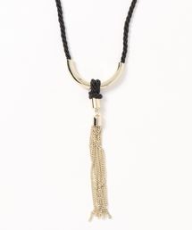AMERICAN HOLIC | チェーンタッセルロープネックレス(ネックレス)