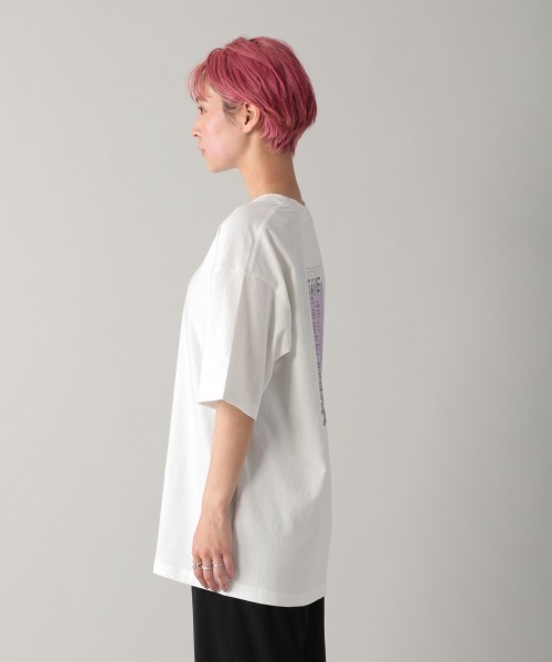 PBLIM(ページボーイリム)の「【PAGEBOYLIM】ノイズグラフィックTシャツ(Tシャツ/カットソー・レディース・オフホワイト/ブラック・MEDIUM/X-LARGE)」の13枚目の写真