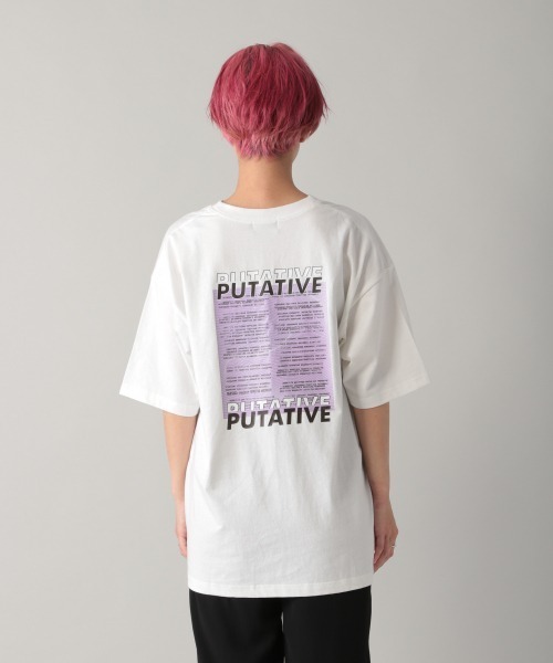 PBLIM(ページボーイリム)の「【PAGEBOYLIM】ノイズグラフィックTシャツ(Tシャツ/カットソー・レディース・オフホワイト/ブラック・MEDIUM/X-LARGE)」の14枚目の写真