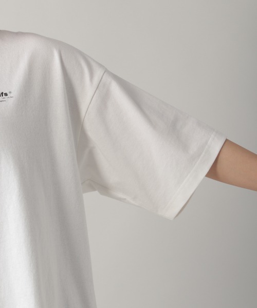 PBLIM(ページボーイリム)の「【PAGEBOYLIM】ノイズグラフィックTシャツ(Tシャツ/カットソー・レディース・オフホワイト/ブラック・MEDIUM/X-LARGE)」の18枚目の写真