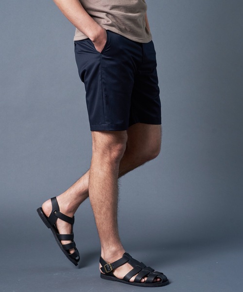 USE AGE COTTON TWILL BASIC SHORTS:コットン ツイル ベーシックショーツ