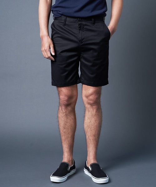 Magine(マージン)の「USE AGE COTTON TWILL BASIC SHORTS:コットン ツイル ベーシックショーツ(チノパンツ・メンズ・ブラック/ベージュ/オリーブ/ネイビー・44/46/48)」の5枚目の写真