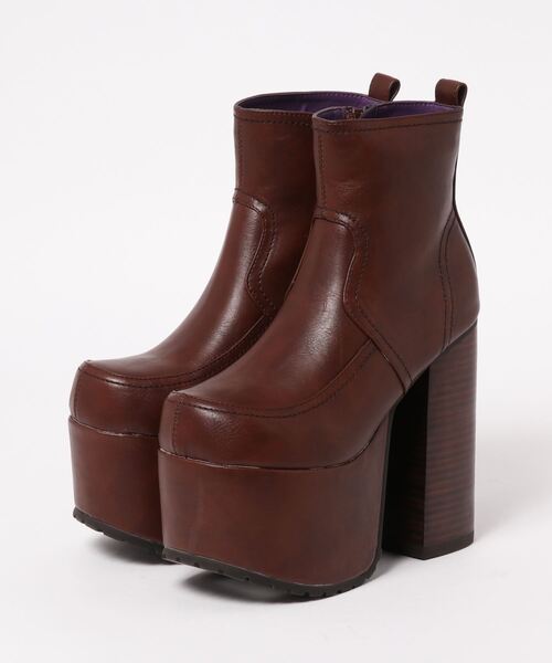 人気が高い Yosuke ヨースケ 超厚底プラットフォームショートブーツ 人気ブランドを Bixila Ao