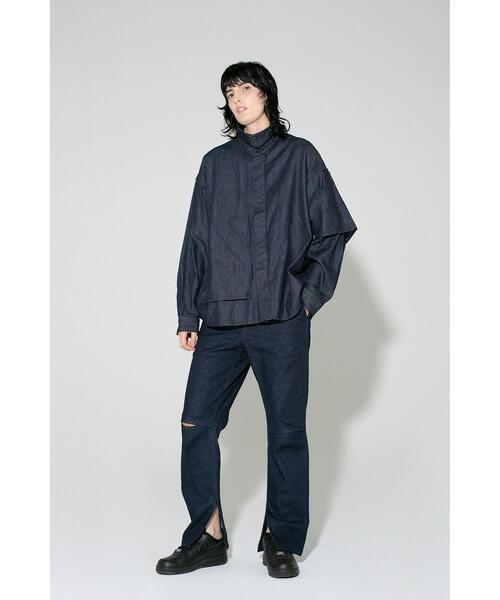 Jieda（ジエダ）の「＜JieDa × monkey time＞ TAPERED SLIT DENIM