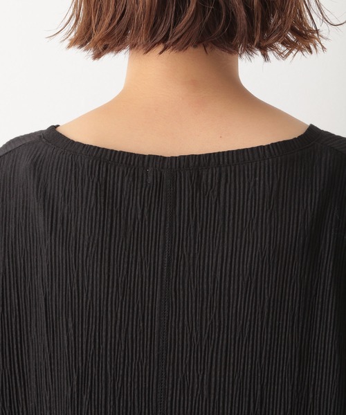 LEPSIM(レプシィム)の「リラックスヨウリュウチュニック 892676(Tシャツ/カットソー・レディース・ブラック/キナリ/ベージュ・FREE)」の12枚目の写真