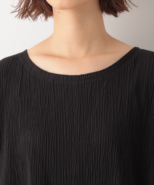 LEPSIM(レプシィム)の「リラックスヨウリュウチュニック 892676(Tシャツ/カットソー・レディース・ブラック/キナリ/ベージュ・FREE)」の9枚目の写真