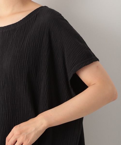 LEPSIM(レプシィム)の「リラックスヨウリュウチュニック 892676(Tシャツ/カットソー・レディース・ブラック/キナリ/ベージュ・FREE)」の10枚目の写真