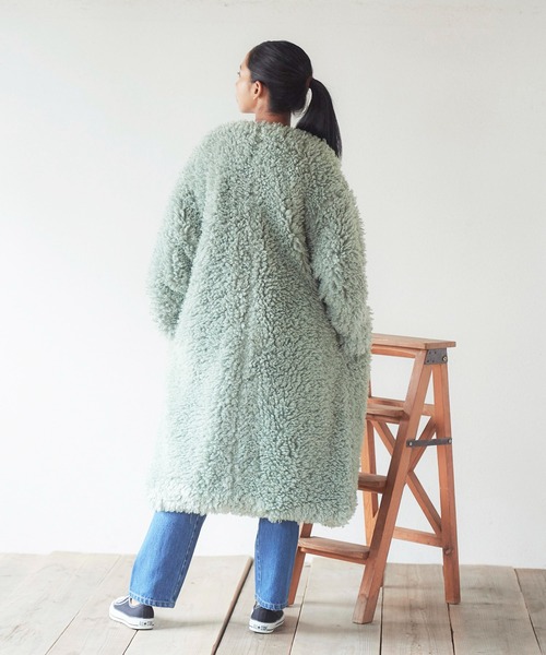 Marie Miller POODLE FUR LONG COAT (マリーミラー プードルファー