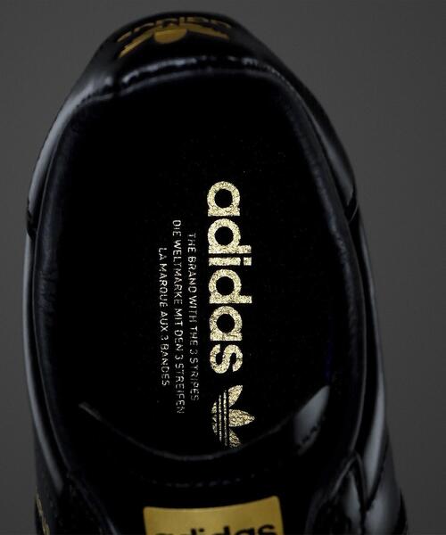 adidas Originals（アディダスオリジナルス）の「【別注】 ＜adidas Originals(アディダス オリジナルス)＞ CAMPUS BLACK LEATHER/キャンパス（スニーカー・メンズ・ブラック・27.5cm/28.5cm/25.5cm/27cm/26cm/26.5cm/28cm）」の4枚目の写真