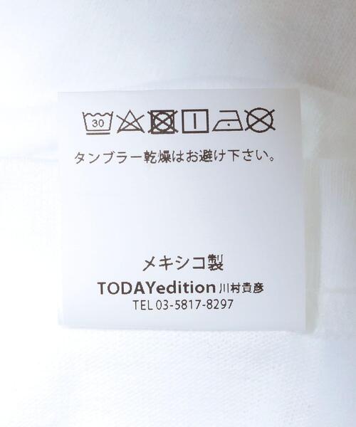 TODAY edition（トゥデイエディション）の「＜TODAYedition＞TUNING T-SHIRT/Tシャツ（Tシャツ/カットソー・メンズ・ホワイト・LARGE）」の9枚目の写真