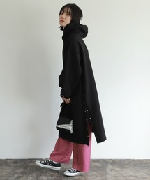 PAGEBOY | スナップスリットパーカーワンピース(ワンピース)