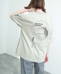 シルケットライク天竺 オーバーサイズ S/S メッセージプリント カットソー EMMA CLOTHES COLLECTION - INVERSION(反転) × HIDE AND SEEK(かくれんぼ) -