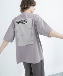シルケットライク天竺 オーバーサイズ S/S メッセージプリント カットソー EMMA CLOTHES COLLECTION - INVERSION(反転) × HIDE AND SEEK(かくれんぼ) -