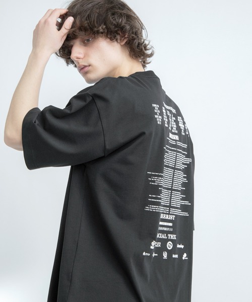 EMMA CLOTHES(エマクローズ)の「シルケットライク天竺 オーバーサイズ S/S メッセージプリント カットソー EMMA CLOTHES COLLECTION - INVERSION(反転) × HIDE AND SEEK(かくれんぼ) -(Tシャツ/カットソー・メンズ・ホワイト系その他/ブラック系その他/ベージュ系その他/グリーン系その他/ブルー系その他/パープル系その他/ホワイト系その他2/ホワイト系その他3/ホワイト系その他4/ブラック系その他2/ブラック系その他3/ブラック系その他4/ベージュ系その他2/グリーン系その他2/ブルー系その他2/パープル系その他2・M/L)」の8枚目の写真