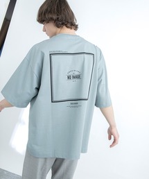シルケットライク天竺 オーバーサイズ S/S メッセージプリント カットソー EMMA CLOTHES COLLECTION - INVERSION(反転) × HIDE AND SEEK(かくれんぼ) -