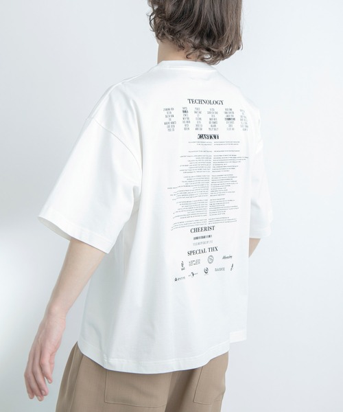 EMMA CLOTHES(エマクローズ)の「シルケットライク天竺 オーバーサイズ S/S メッセージプリント カットソー EMMA CLOTHES COLLECTION - INVERSION(反転) × HIDE AND SEEK(かくれんぼ) -(Tシャツ/カットソー・メンズ・ホワイト系その他/ブラック系その他/ベージュ系その他/グリーン系その他/ブルー系その他/パープル系その他/ホワイト系その他2/ホワイト系その他3/ホワイト系その他4/ブラック系その他2/ブラック系その他3/ブラック系その他4/ベージュ系その他2/グリーン系その他2/ブルー系その他2/パープル系その他2・M/L)」の18枚目の写真