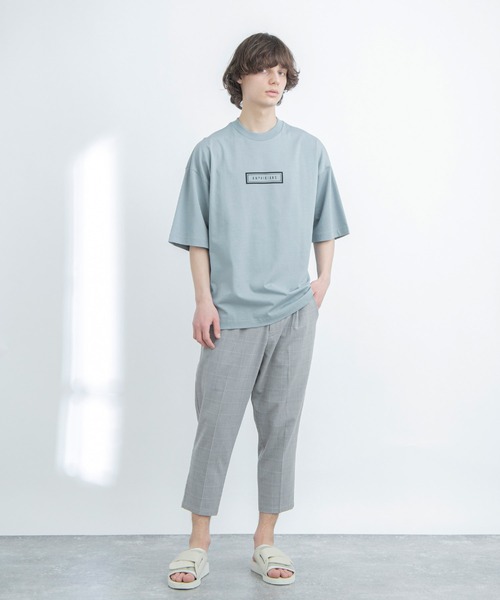 EMMA CLOTHES(エマクローズ)の「シルケットライク天竺 オーバーサイズ S/S メッセージプリント カットソー EMMA CLOTHES COLLECTION - INVERSION(反転) × HIDE AND SEEK(かくれんぼ) -(Tシャツ/カットソー・メンズ・ホワイト系その他/ブラック系その他/ベージュ系その他/グリーン系その他/ブルー系その他/パープル系その他/ホワイト系その他2/ホワイト系その他3/ホワイト系その他4/ブラック系その他2/ブラック系その他3/ブラック系その他4/ベージュ系その他2/グリーン系その他2/ブルー系その他2/パープル系その他2・M/L)」の22枚目の写真