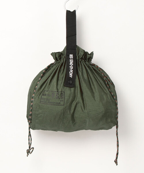 Post General ポストジェネラル の Post General パラシュートナイロンバッグ カーキオリーブ エコバッグ サブバッグ Wear