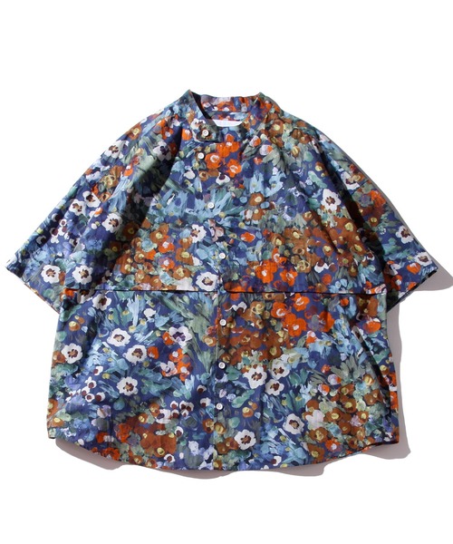 F/CE 異素材シャツ F/CE. （エフシーイー）の「F/CE. ASYMMETRIC FLORAL PRINT