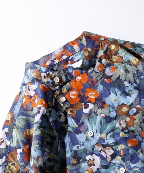 F/CE 異素材シャツ F/CE. （エフシーイー）の「F/CE. ASYMMETRIC FLORAL PRINT